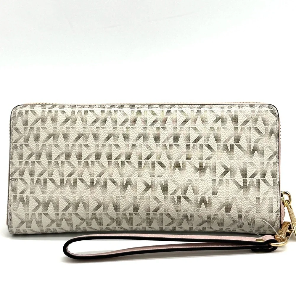 Michael Kors Large Continental Wallet Wristlet Ox Blood - Picture 5 of 9